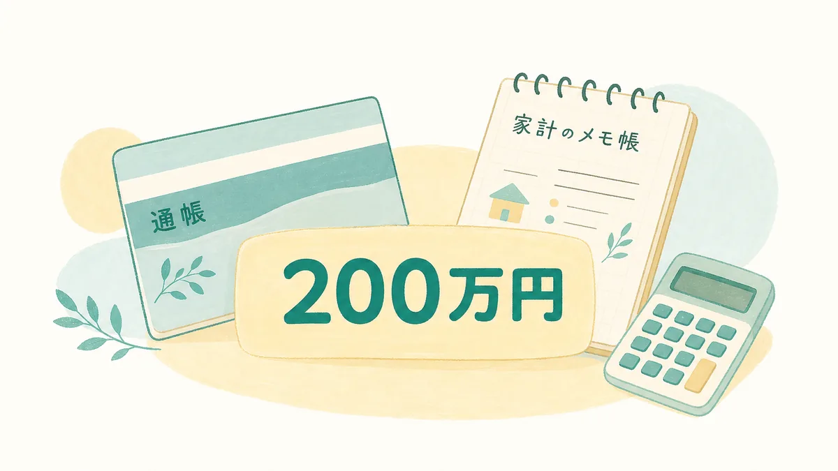 退職後の貯金は200万円、生活費は月18〜20万円だった話のアイキャッチ